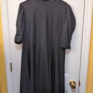 Simply be knit dress with dip and tie back